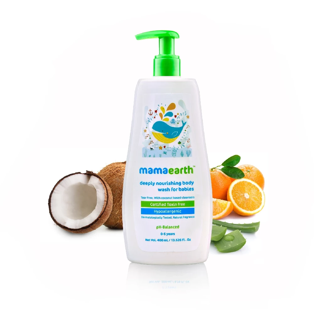 Deeply Nourishing Body Wash for babies, 400 ml-1.webp